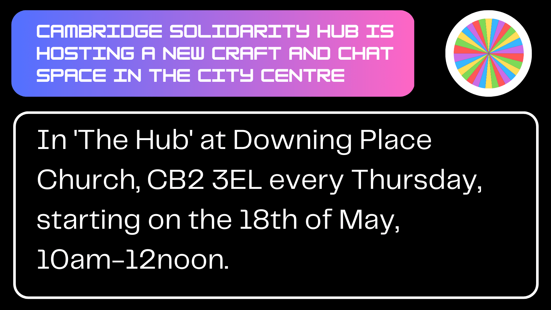 Solidarity Crafts Downing Place Screen