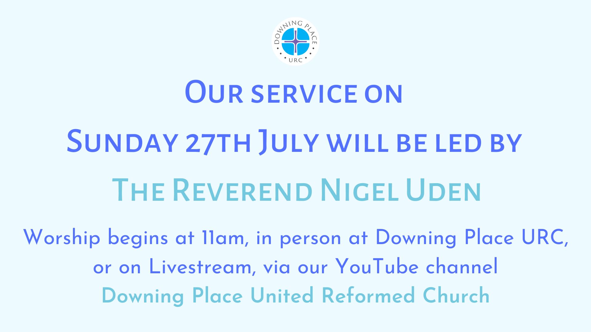 27 July service